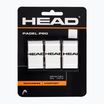 Omotávky na rakety HEAD Padel Pro 3 ks bílé.