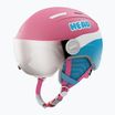 Dětská  lyžařská helma  HEAD Maja Visor pink/blue/silver red