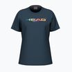 Dámské tenisové tričko HEAD Rainbow W navy