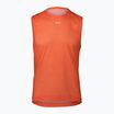 Pánské cyklistické tílko tank top tričko  POC Air Indoor Vest zink orange