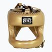 Boxerská přilba Cleto Reyes With Round Face Bar gold