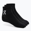 Ponožky On Running Logo Sock Mid 3 pary black