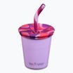 Dětský hrnek Klean Kanteen Kid's Steel Straw Lid 296 ml crocus petal