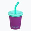 Dětský hrnek Klean Kanteen Kid's Steel Straw Lid 296 ml sparkling grape