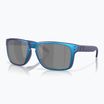 Sluneční brýle Oakley Holbrook XL matné cyan/blue colourshift/black polarized