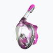 Dětská celoobličejová šnorchlovací maska  SEAC Magica black silicone/pink