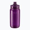 Cyklistická láhev Elite FLY Tex 550 ml clear/purple