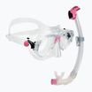 Potápěčská sada Cressi Marea + Seal Dry Jr clear/pink