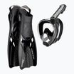 Potápěčská sada Cressi Baron + Tonga black/black/black