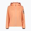 Dámská softshellová bunda CMP 39A5016 Zip Hood salmone