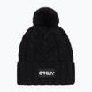 Zimní čepice Oakley Harper Pom Beanie black/white logo