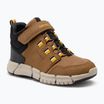 Juniorské boty  Geox Flexyper Abx brown/dark yellow