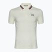 Pánské tričko  EA7 Emporio Armani Golf Pro Polo Check silver birch