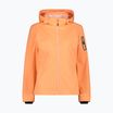Dámská softshellová bunda CMP oranžová 39A5016/C588