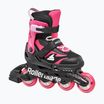 Dětské kolečkové brusle Rollerblade Microblade Jr black/pink
