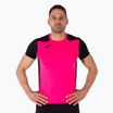 Pánské běžecké tričko Joma Record II fluor pink/black