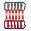 Lezecké expresky Ocun Hawk QD Zoom PA 12 cm 6 ks red