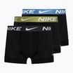 Pánské boxerky Nike Dri-Fit Essential Micro Trunk 3 páry black/star blue/pear/anthracite