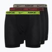 Pánské boxerky  Nike Everyday Cotton Stretch 3 páry cyber black/heather grey/dark pony