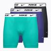 Pánské boxerky  Nike Everyday Cotton Stretch 3 páry dusty cactus/ast blue/arm navy