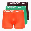 Pánské boxerky  Nike Dri-Fit Essential 3 páry green/hyper crimson/burgundy crush