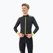 Pánské cyklistické tričko longsleeve Rogelli Core black / fluor yellow