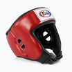 Ochranná helma Fairtex Muay Thai & Kickboxing Competition red
