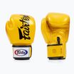 Boxerské rukavice Fairtex Deluxe Tight-Fit gold