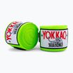 Boxerské bandáže YOKKAO Premium Handwraps 400 cm neon green