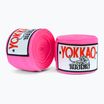 Boxerské bandáže YOKKAO růžové HW-2-8