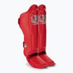 Chrániče holenních kostí a chodidel Top King Pro Semi Leather red