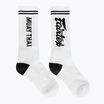 Ponožky Fairtex "Muay Thai" bílé/černé