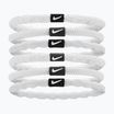 Gumičky do vlasů Nike Flex Hair Tie 6 ks white/black/white