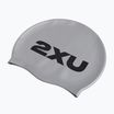 Plavecká čepice 2XU Silicone silver/silver
