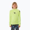 Dětské plavecké tričko Longsleeve Rip Curl Brand Wave UPF Rash Vest lime
