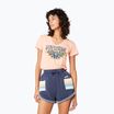 Dámské tričko Rip Curl Block Party V Tee bright peach