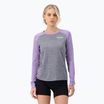Dámské termo tričko longsleeve  Mons Royale Icon Raglan grey heather/ lupin