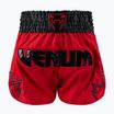 Pánské tréninkové šortky Venum Inferno Muay Thai červené/charcoal šedé/černé