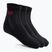 Wilson Quarter pánské tenisové ponožky 3 páry černé WRA803102