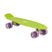 Klasický dětský skateboard LED Mechanics zelený PW-506