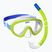 Dětská šnorchlovací sada  Mares Combo Jelly lime/blue/clear