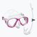 Dětská sada na šnorchlování Mares Tapu Jr pink/white/clear