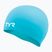 Dětská plavecká čepice TYR Wrinkle-Free Silicone turquoise