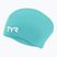 Plavecká čepice TYR Long Hair Wrinkle Free Silicone turquoise