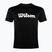 Pánské tenisové tričko Wilson Team Graphic black script