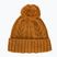 Dámská zimní čepice Timberland Cable Premium Pom Beanie wheat