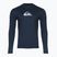 Pánské plavecké tričko Longsleeve Quiksilver Solid Streak navy blazer/grey 