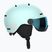 Dětská  lyžařská helma  Salomon Orka Visor bleached aqua