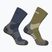 Ponožky Salomon X Ultra Access Crew 2 páry gothic olive/grisaille 