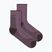 Dámské ponožky Icebreaker Merino Hike+ Ultralight Quarter grey plum/bittersweet